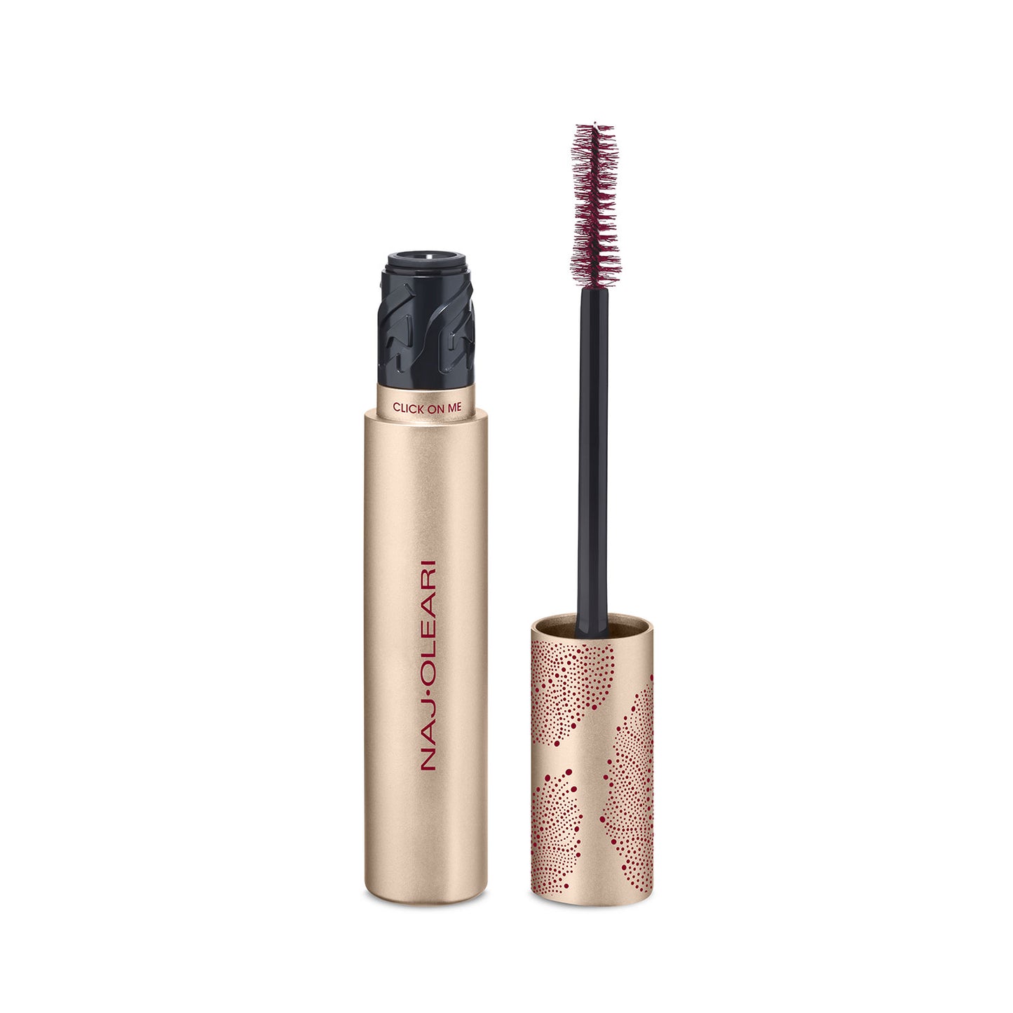 Naj Oleari Beauty - Makeup - Click on Me Extra Volume Mascara 01-Burgundy 01-Burgundy