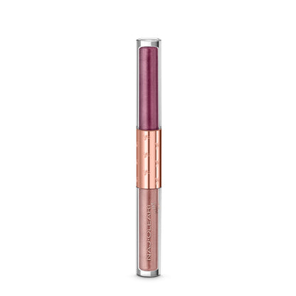 Naj Oleari Beauty - Makeup - Shiny Duo Liquid Eyeshadow 01-Borgogna-&-Tortora 01-Borgogna-&-Tortora