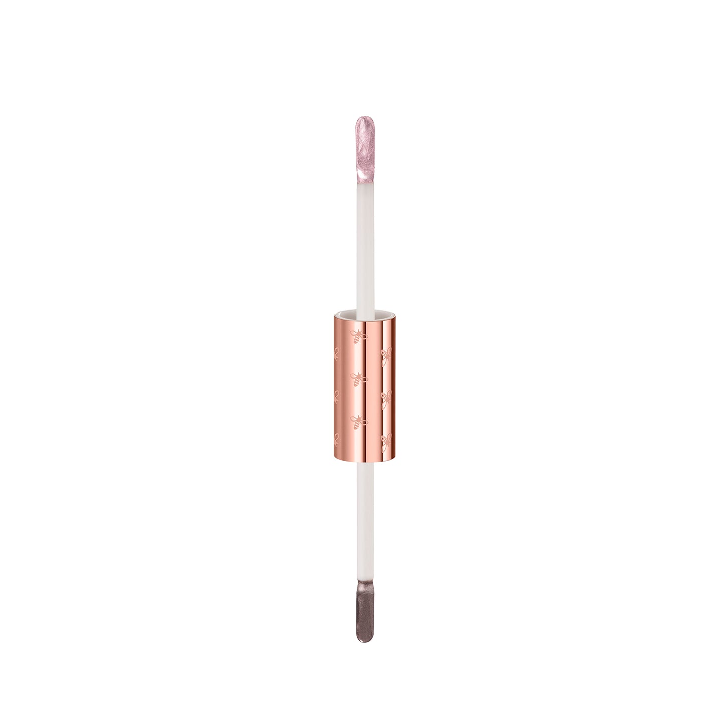 Naj Oleari Beauty - Makeup - Shiny Duo Liquid Eyeshadow 02-Grigio-&-Rosa 02-Grigio-&-Rosa