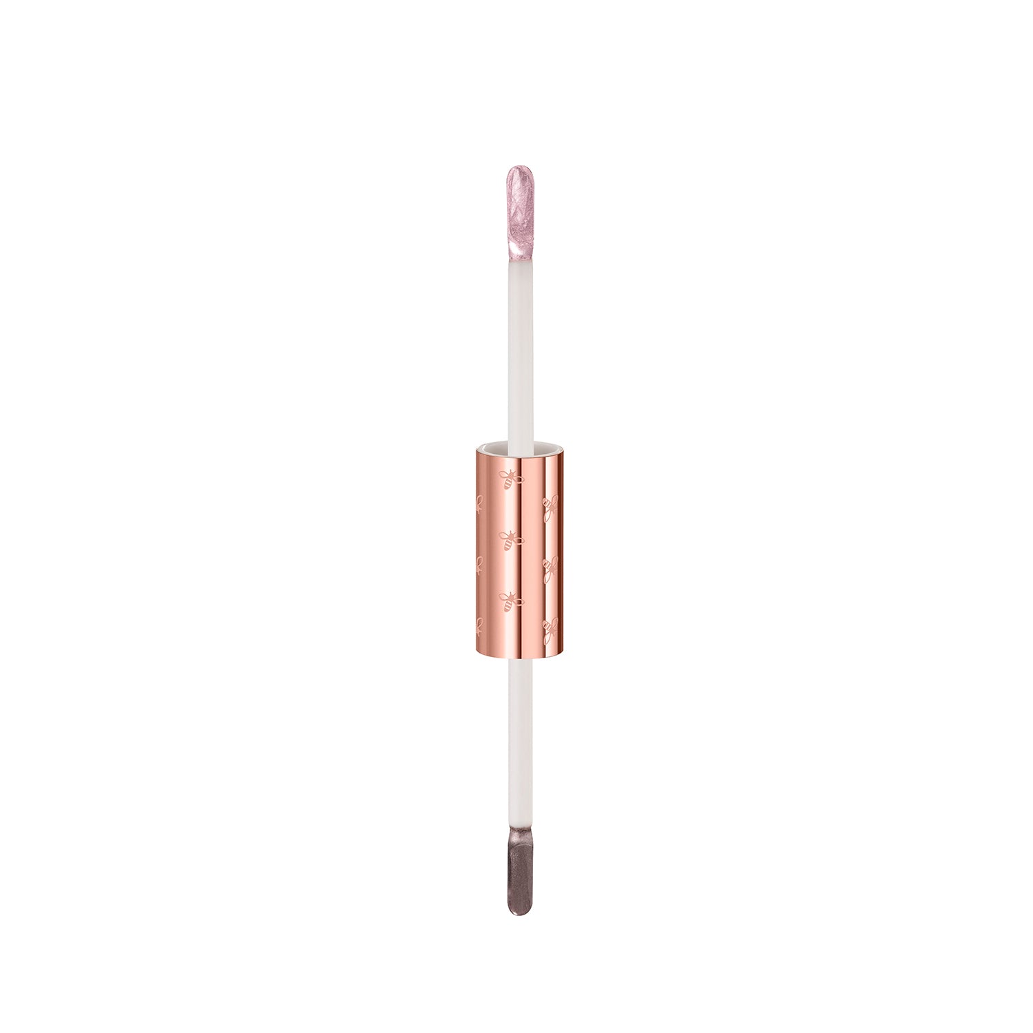 Naj Oleari Beauty - Makeup - Shiny Duo Liquid Eyeshadow 02-Grigio-&-Rosa 02-Grigio-&-Rosa