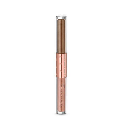 Naj Oleari Beauty - Makeup - Shiny Duo Liquid Eyeshadow 03-Marrone-&-Bronzo 03-Marrone-&-Bronzo