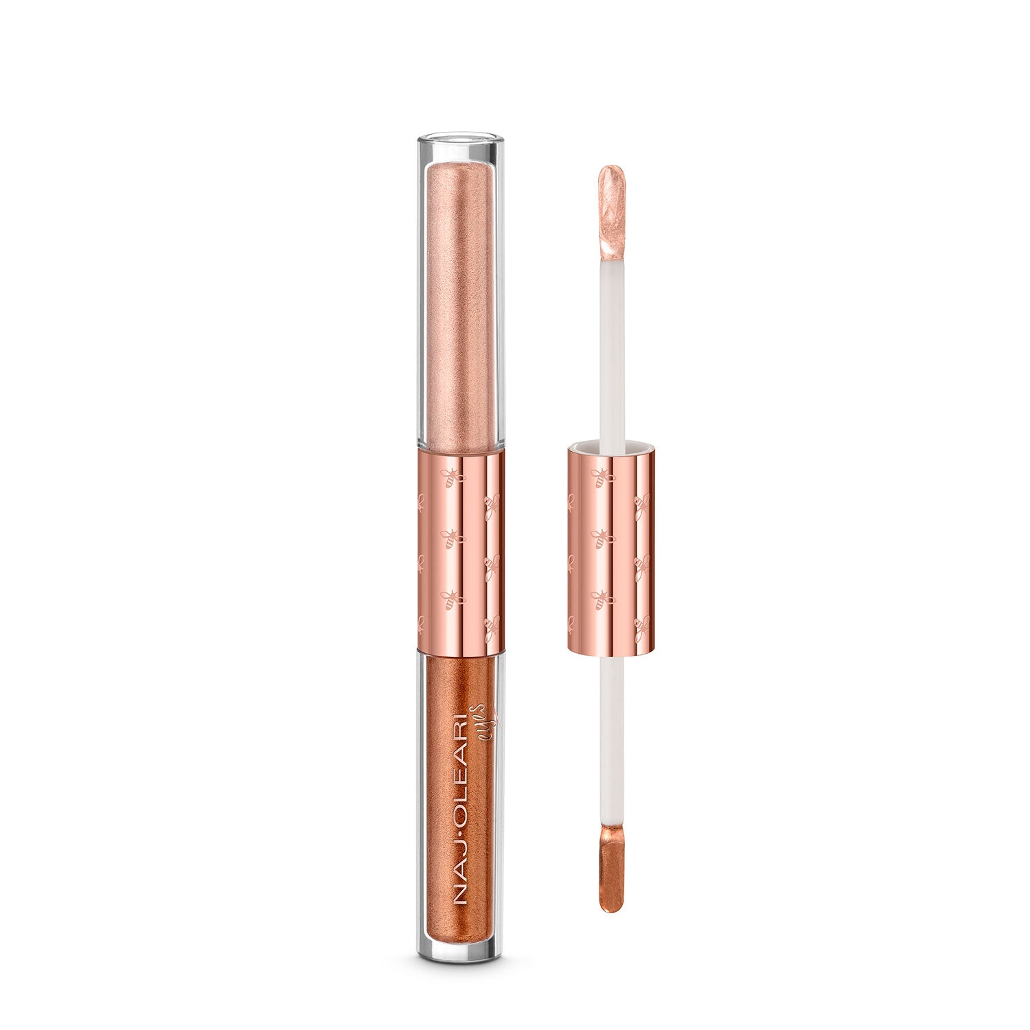 Naj Oleari Beauty - Makeup - Shiny Duo Liquid Eyeshadow 04-Rame-&-Oro 04-Rame-&-Oro