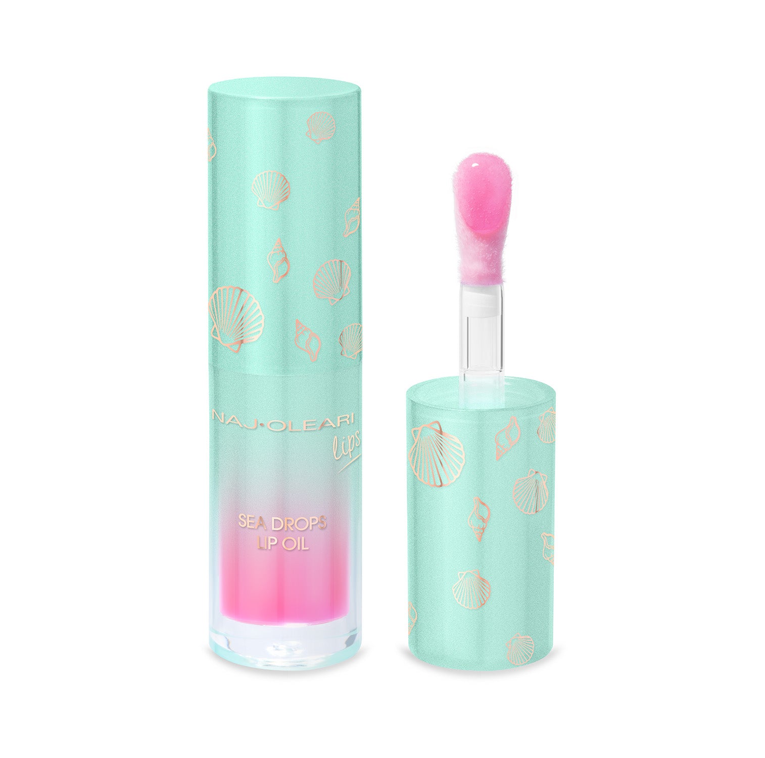 Naj Oleari Beauty - Makeup - Sea Drops Lip Oil 02-Pink-Seashell 02-Pink-Seashell
