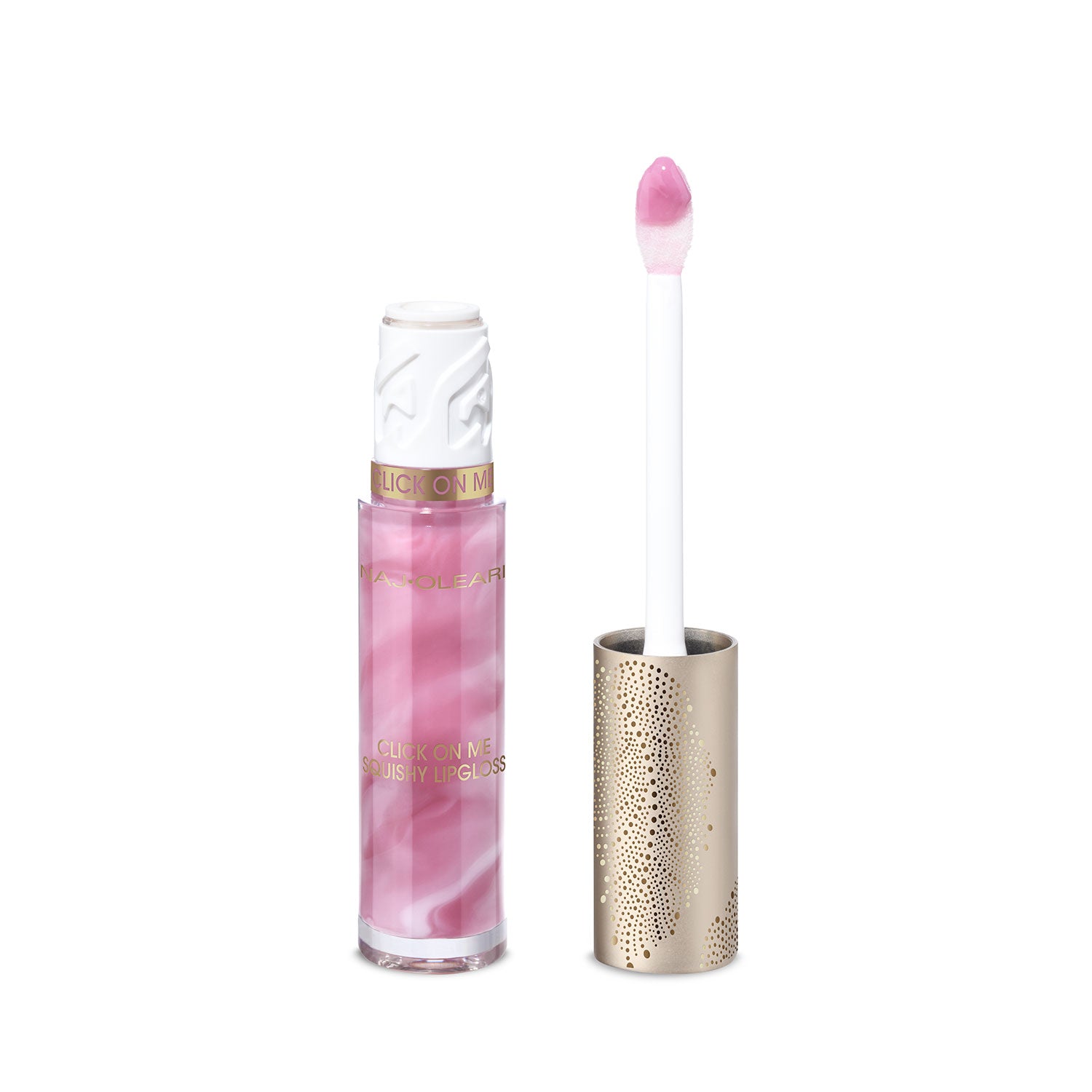 Naj Oleari Beauty - Makeup - Click On Me Squishy Lip Gloss 02-Royal-Burgundy 02-Royal-Burgundy