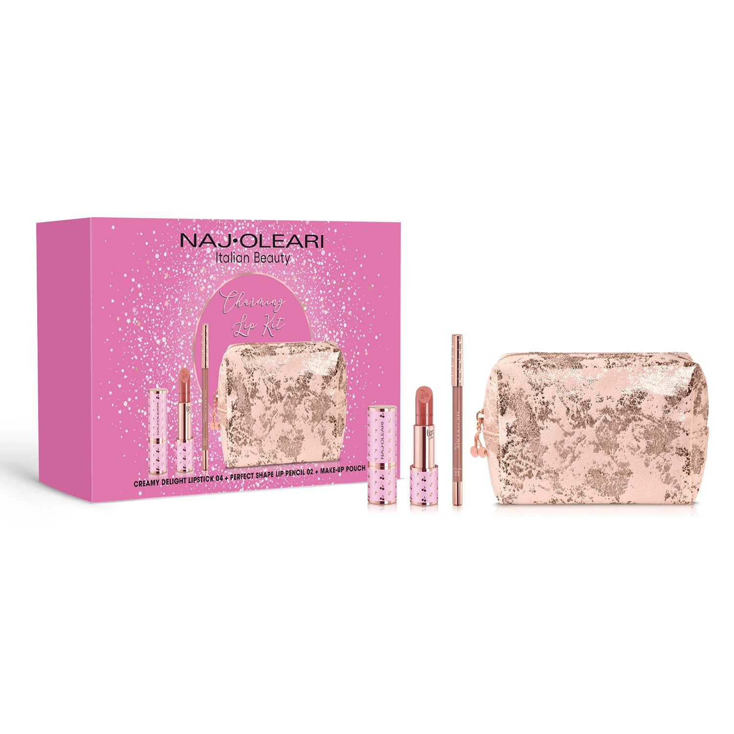 Naj Oleari Beauty - Makeup - Charming Lip Kit Charming-Lip-Kit Charming-Lip-Kit
